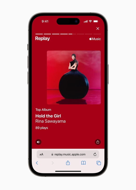 Stellt die Jahreshighlights als Reel dar: Apple Replay