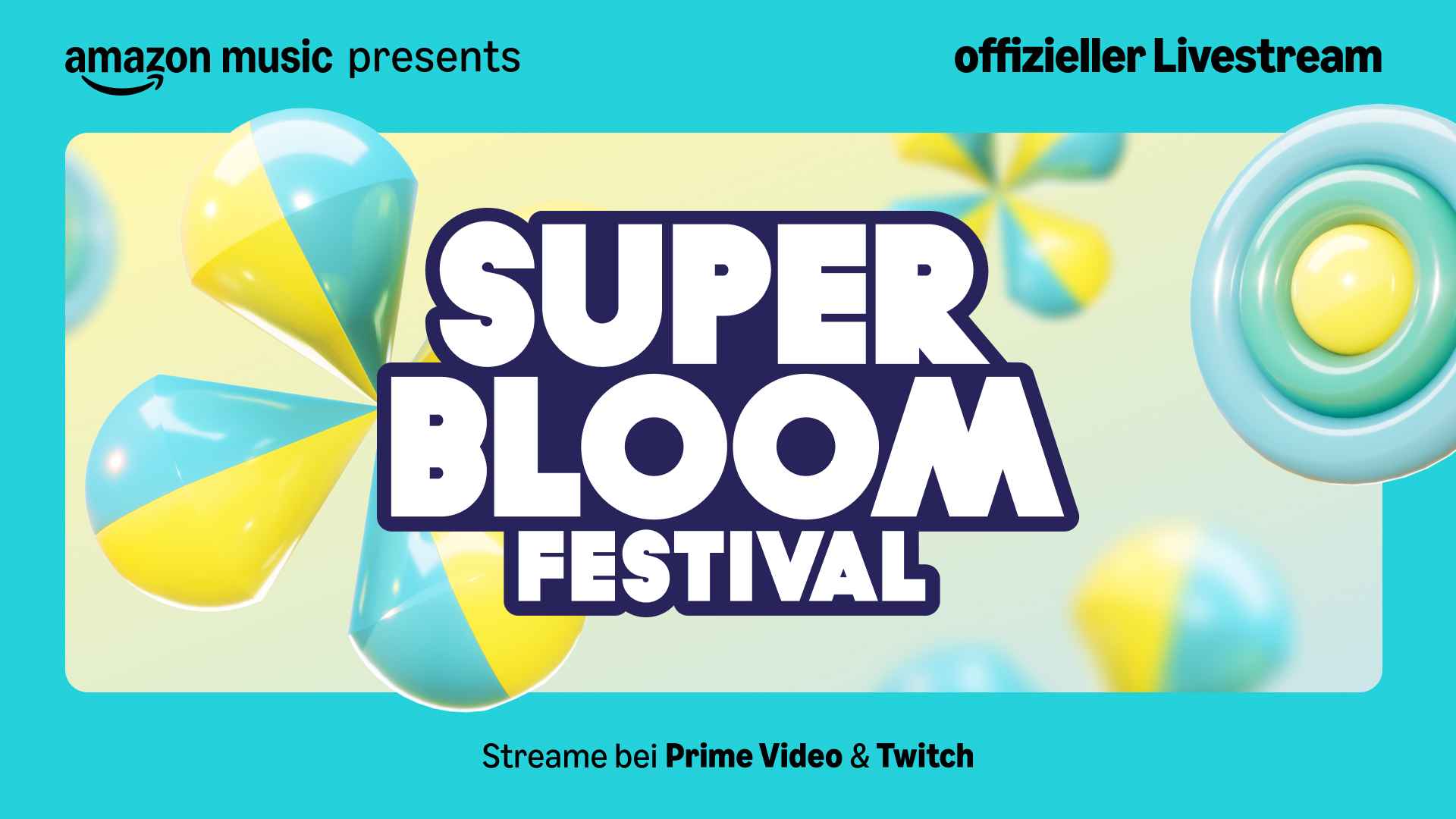 Am 30. und 31. August live bei Amazon Music: das Superbloom Festival.