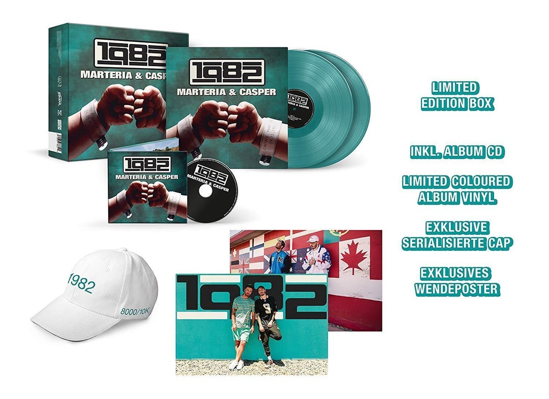 Hier dürften künftig noch mehr nichtmusikalische Beigaben rein: Fanbox von Marterias und Caspers Album "1982"