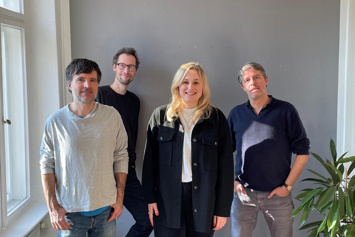 Arbeiten zusammen (von links): Stefan Wittich (Head of Music Wagram Stories Berlin), Erik Kühn (Project Manager,Wagram Stories Berlin), Deborah Brzezinski (Head of Promotion and Marketing ...