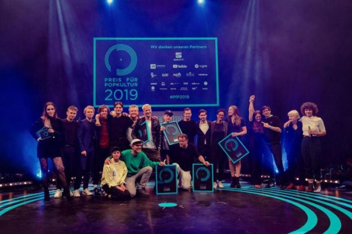Feierten mit 1000 Gästen: die Preisträger und Nominierten bei der vierten Verleihung des Preises für Popkultur