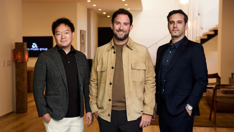 Avex Music Group-Ryan Kamada-Brandon Silverstein-Spencer LeBoff Avex Music Group CFO Ryan Kamada CEO Brandon Silverstein SVP Spencer LeBoff Foto Jeremy Jackson Avex Music Group