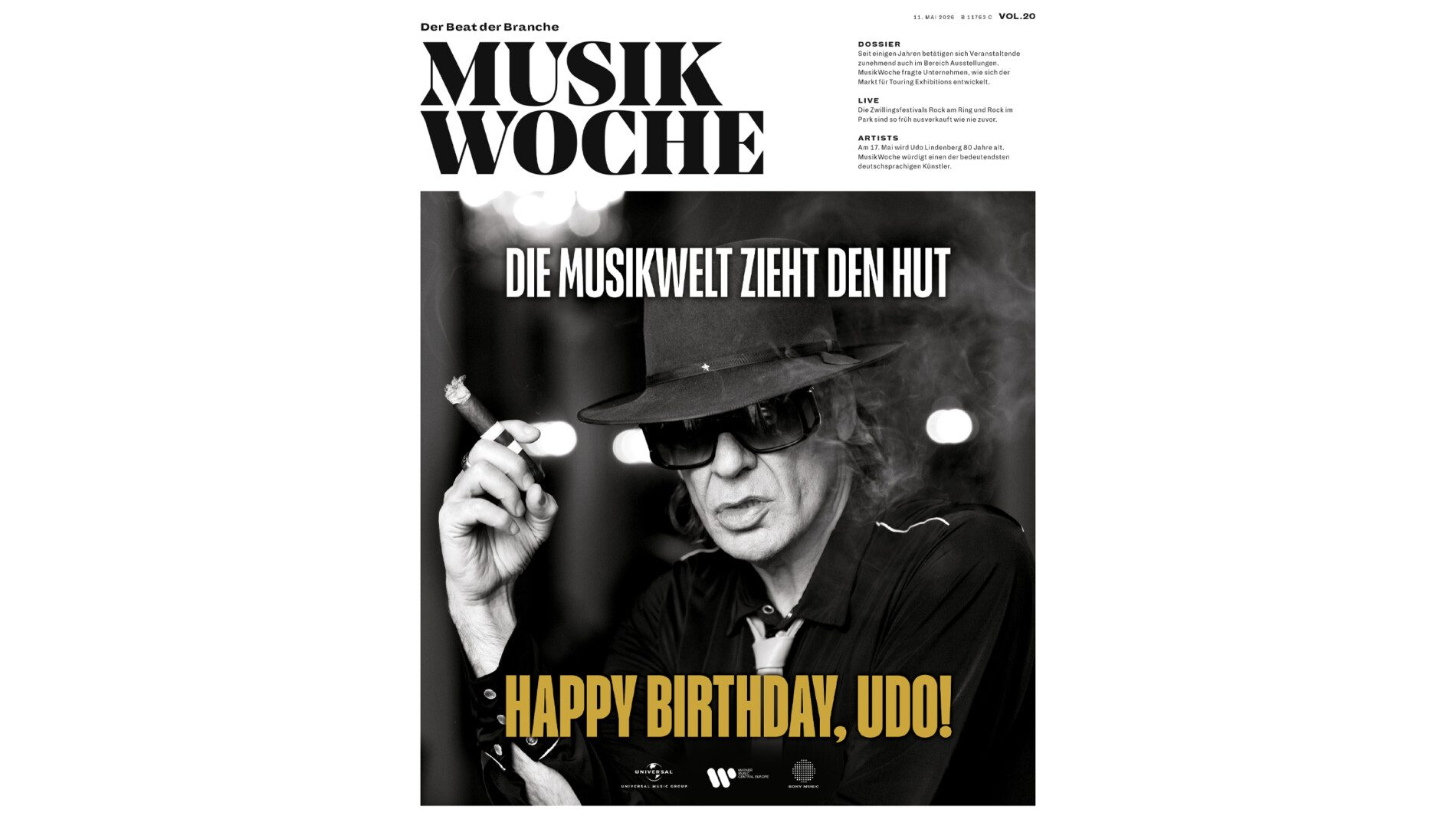 Cover MusikWoche Vol. 20/2026