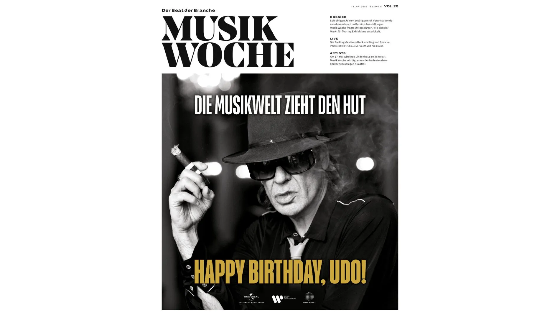 Cover MusikWoche Vol. 20/2026