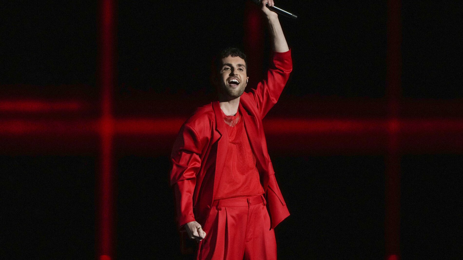 Rotterdam - Eurovisie songfestival in Ahoy. Eerste halve finale. Op foto: Duncan Lawrence Fotograaf: *** Rotterdam Eurov