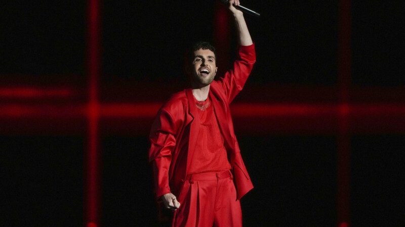 Rotterdam - Eurovisie songfestival in Ahoy. Eerste halve finale. Op foto: Duncan Lawrence Fotograaf: *** Rotterdam Eurov