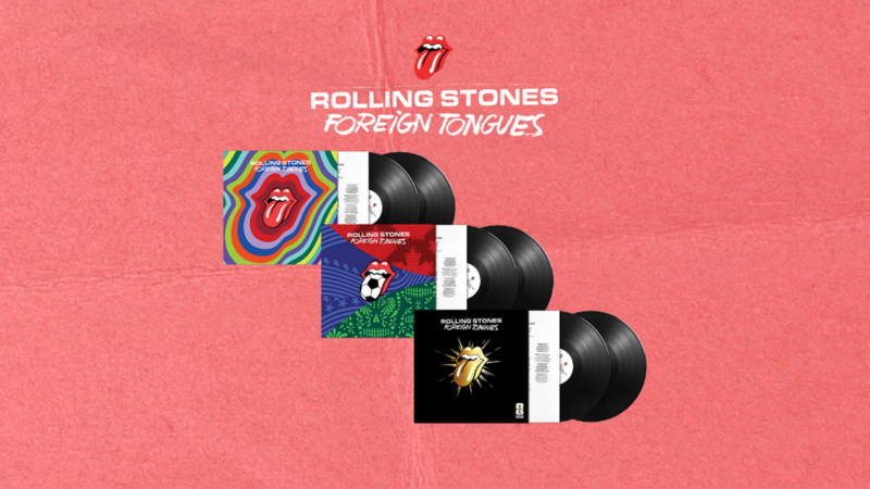 Fußball Rolling Stones Vinyl Foreign Tongues Erscheinen zur Fußball-WM: drei eigens dafür entworfene Vinyl-Ausgaben vom kommenden Album der Rolling Stones, "Foreign Tongues".