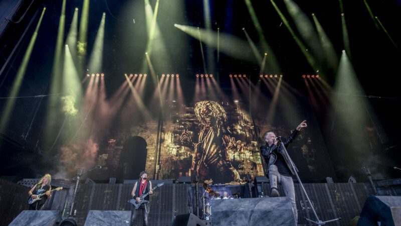 Hat einen Anteil an ihren Musikrechten veräußert: die britische Metal-Band Iron Maiden, hier im Juni 2026 live beim Copenhell-Festival in Kopenhagen in Dänemark. Foto: Imago, Gonzales Photo, Mathias Bak Larsen Hat einen Anteil an ihren Musikrechten veräußert: die britische Metal-Band Iron Maiden, hier im Juni 2026 live beim Copenhell-Festival in Kopenhagen in Dänemark. Foto: Imago, Gonzales Photo, Mathias Bak Larsen