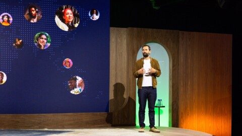 Charlie-Hellman-Investor-Day-2026-scaled Lässt bei der Bekanntgabe des Merlin-Lizenzdeals durchblicken, dass Spotify darauf baut, „im weiteren Verlauf der Entwicklung noch mehr Partner“ für das KI-gestützte Remix-Feature begrüßen zu können: Charlie Hellman, der beim Streamingdienst als Global Head of Music fungiert, hier bei seinem Auftritt im Rahmen des Spotify Investors Day 2026. Foto: Spotify
