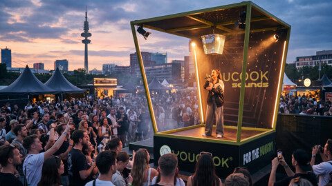 Pressebild KI- Illustration YOUCOOK Sounds Bühne Reeperbahn Festival 2026