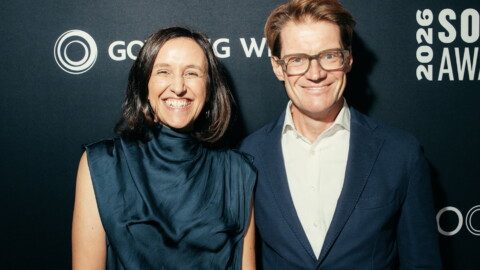 GEMA SOCAN One Arena Jennifer Brown Tobias Holzmueller Wollen mit einem Netzwerk der Verwertungsgesellschaften unter dem Namen One Arena über Ländergrenzen hinweg mehr Transparenz in Hinblick auf Fragen zu Tantiemen aus dem Livebereich schaffen: die CEOs Jennifer Brown (SOCAN) und Tobias Holzmüller (GEMA). Foto: GEMA