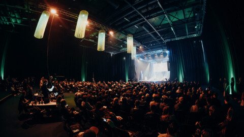 Gelten laut der Messe Bremen als „das Herzstück“ der jazzahead!: die Showcase-Konzerte wie hier in der Halle 7. Foto: M3B GmbH, Patrick Schulze